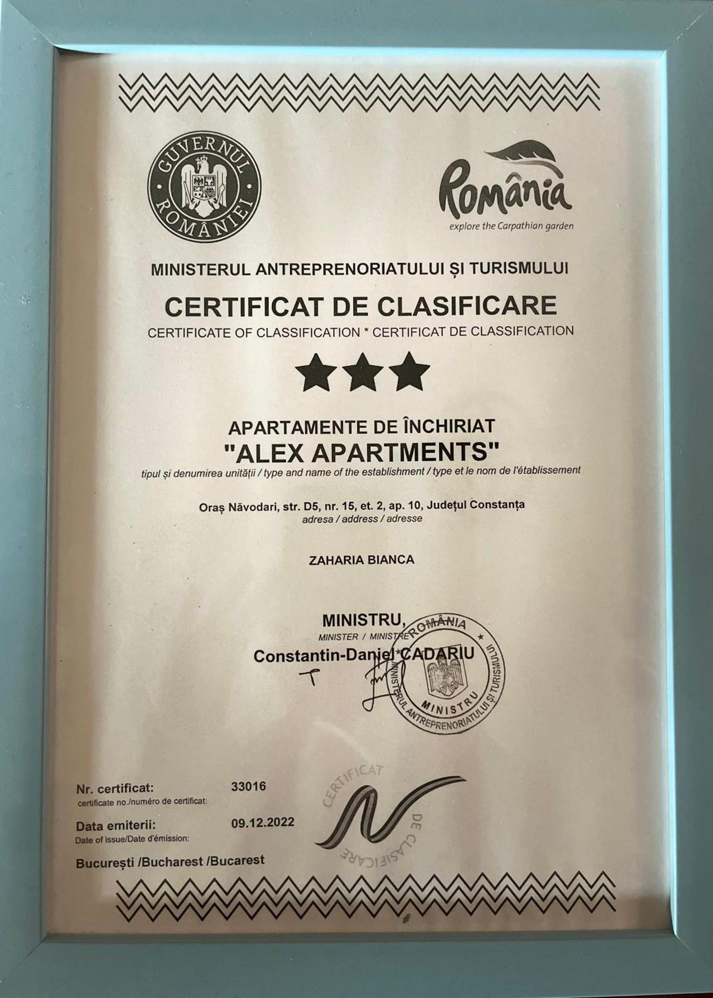 Alex Apartments Năvodari Kültér fotó